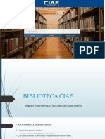 Biblioteca virtual CIAF