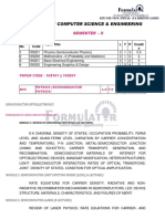 2nd Semester CSE (Syllabus)