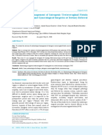 Endourological Management of Iatrogenic Ureterovaginal Fistula