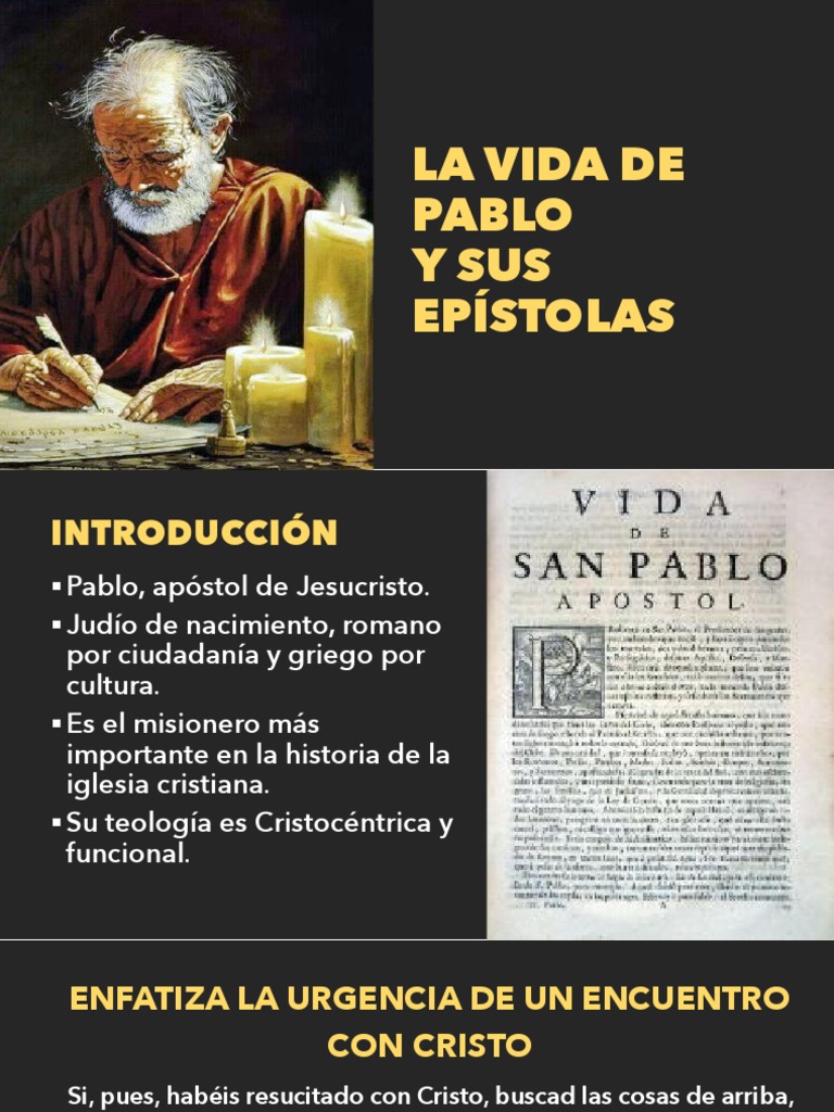 La Vida de Pablo Y Sus Epístolas | PDF | Pablo el apóstol | Bernabé