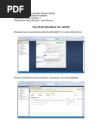 Taller de Seguridad SQL Server
