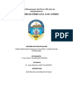 Informe de Investigacion - Caracteristicas Sociales, Politicas y Juridicas Del Feudalismo - Karen Velasquez