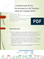 Modelos Normativos Sistema de Gestión de Calidad