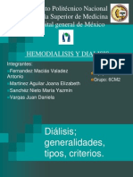 Dialisis y Hemodialisis