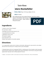 Oysters Rockefeller: Ingredients