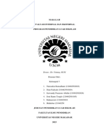 Makalah Kelompk 5 Evaluasi Internal Eksternal