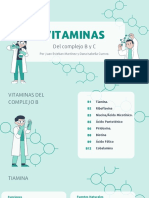 Vitaminas: Del Complejo B y C