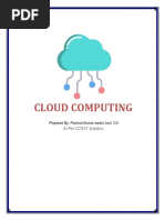 CLOUD COMPUTING Class Note