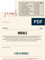 Modals: English