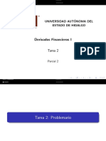 Universidad Aut Onoma Del Estado de Hidalgo: Derivados Financieros I