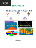 Statistical Analysis - Prelim Module 2 and PS P2