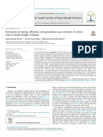 Estimation of Energy Efficiency and Greenhouse Gas Emission of Cotton Crop in South Punjab, Pakistan - Elsevier Enhanced Reader