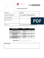 Escala de Valores "UMA": Asignatura: Nombre Del Facilitador (A) : Fecha de Aplicación: Nombre Del Alumno