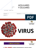 Acelulares Y Celulares: Docente: Dr. Frans Leiva Cabrera Curso: Biología Semana: 02 Grupo: B