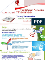 The Different Normative Ethical Theories
