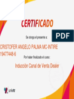 Certificado Del Curso