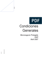 Daños: Condiciones Generales