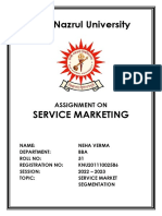 0.2 Service Market Segmentation