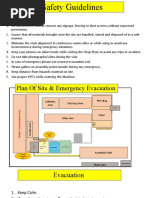 Site Rules To Be Followed