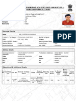 Application Form For Aoc/Crc/2023/Jan/Aoc-02:: Army Ordnance Corps