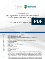 Junta Directiva Del Organismo Público Descentralizado Servicios de Salud de Chihuahua