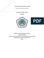 Laporan Praktikum Kimia Dasar I: Wujud Gas (Sifat Fisika Dan Kimia)