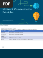 Module 5: Communication Principles: Networking Essentials (NETESS)