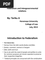 Fedralism Tariku