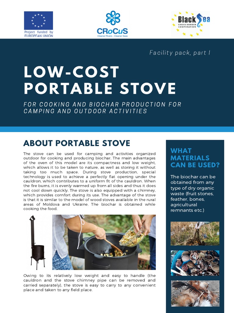 Biochar Portabe Low Cost Stove | PDF | Stove | Compost