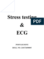 stress testing and ECG..(Poonam soni)