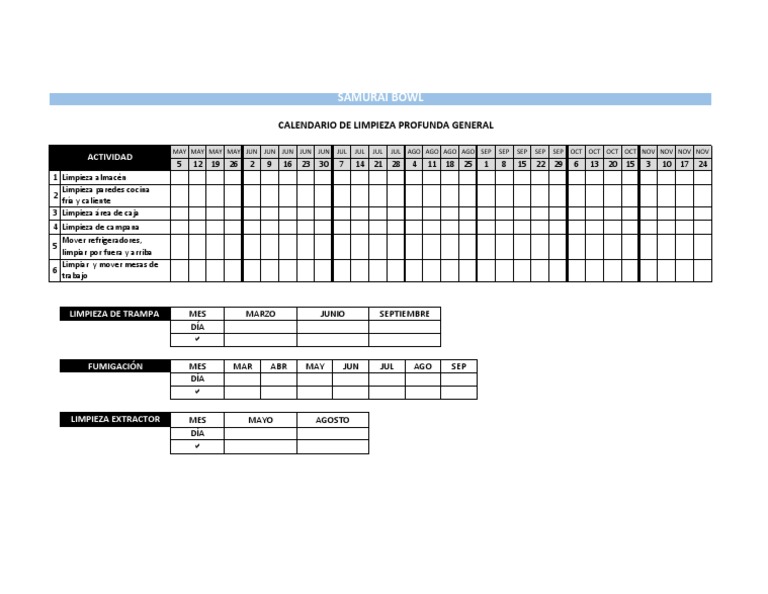 plantilla-de-limpieza-semanal-restaurante-pdf