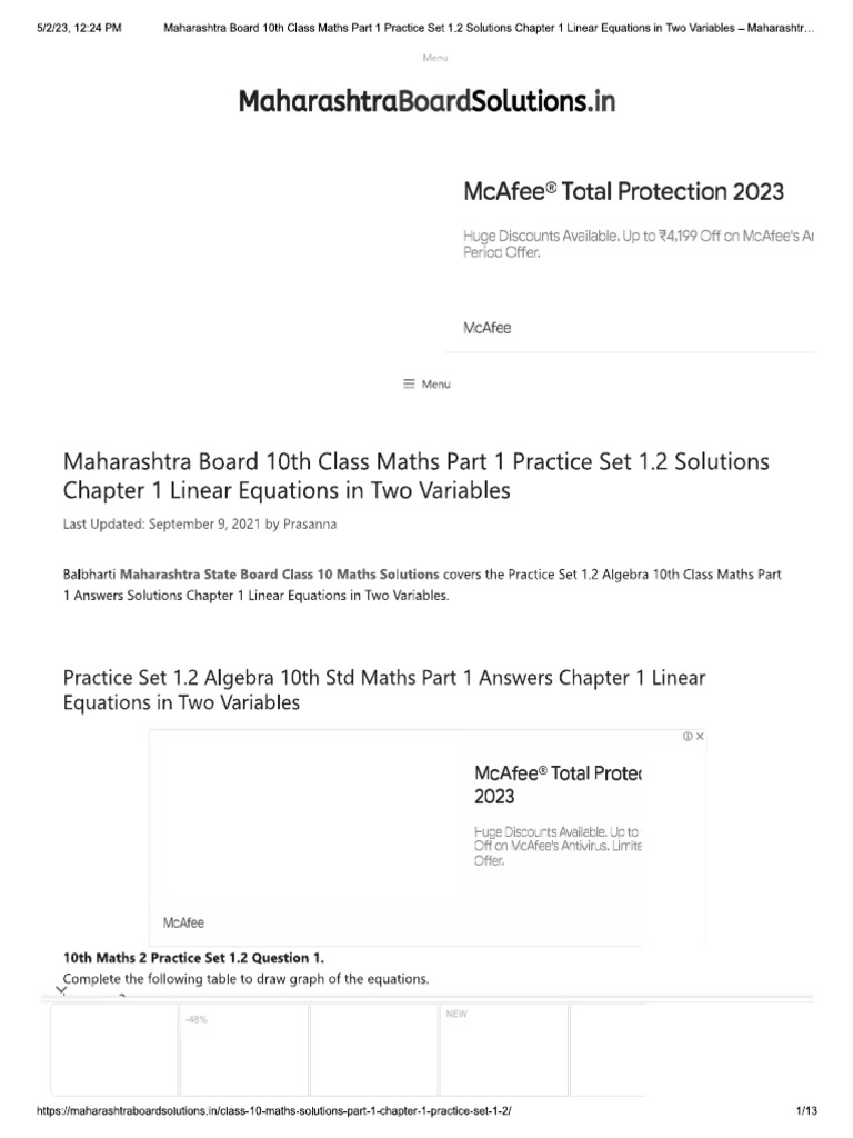 Math 1 Ps 1.2 | PDF