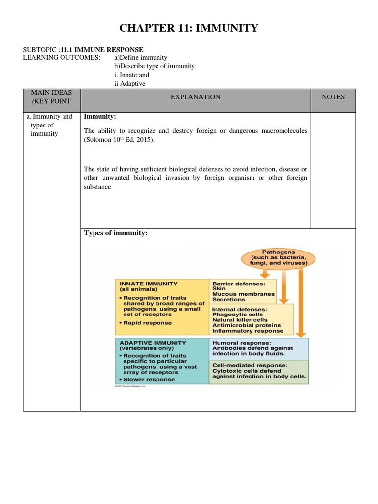 Overview of Immune Response Types | PDF | T Helper Cell | Immune System