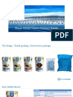 Beyaz Midye Export Product Range