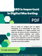 Why SEO Is Important in Digital Marketing