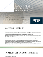 Penilaian Surat Berharga Saham Dan Manajemen Saham