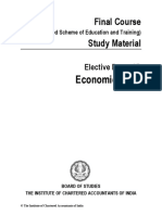 Economic Laws: Final Course Study Material