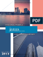 Missional Models For Urban Churches