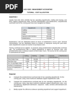 ACB 10203 Tutorial Cost Allocation With Solution