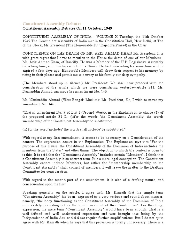 Assembly Notes 1 PDF Governance Justice