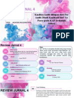 Review Jurnal 4: Kualitas Audit Ditinjau Dari Fee Audit (Studi Kualitatif Siri' Na Pacce Pada KAP Ardaniah Abbas)