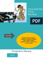 Teks Sastra Crita Wayang