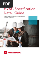 HVAC Specification Detail Guide: A Guide To Specifying ROCKWOOL Insulations For HVAC Applications