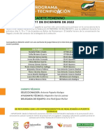 Cadete Femenino: 9-10-11 DE DICIEMBRE DE 2022