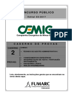 Caderno 2 - CEMIG 03 - Tecnico de Gestao Administrativa I