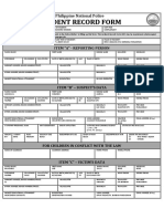 Incident Record Form