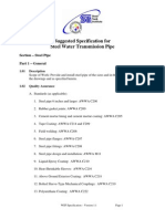 Suggested Specification for Steel Water Transmission Pipe