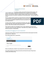 HOME Guidance For Home Assessment - Parent Version General