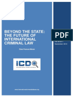 Beyond The State: The Future of International Criminal Law: Clare Frances Moran