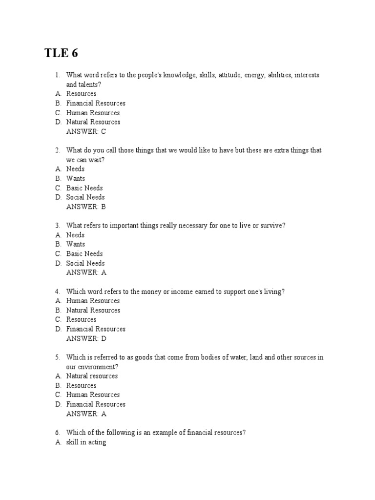 Tle 6 Exam Pdf Food Preservation Brand